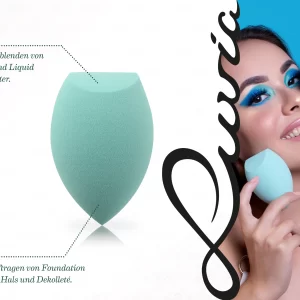 Luvia Cosmetics Prime Vegan – Body Sponge Set Mint 23