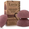 Luvia Cosmetics Konjac Schwamm – Set Red Clay 31