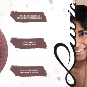 Luvia Cosmetics Konjac Schwamm – Set Red Clay 19