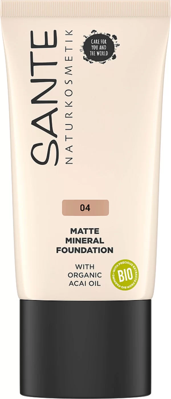 Sante Matte Mineral Foundation 04 Cool Fawn 1