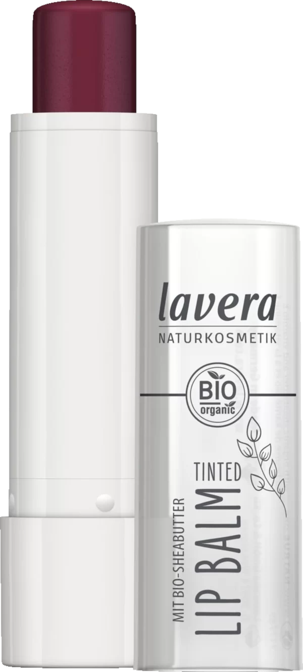 Lavera Tinted Lip Balm -Deep Plum 04- 1