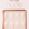 KISS Salon Acrylic Nude French Nails Selbstklebende Fingernägel Cashmere 11
