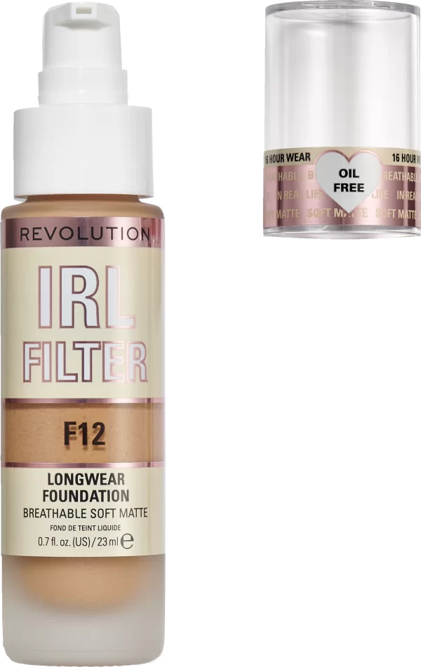Revolution Makeup Revolution IRL Filter Longwear Foundation F12 3